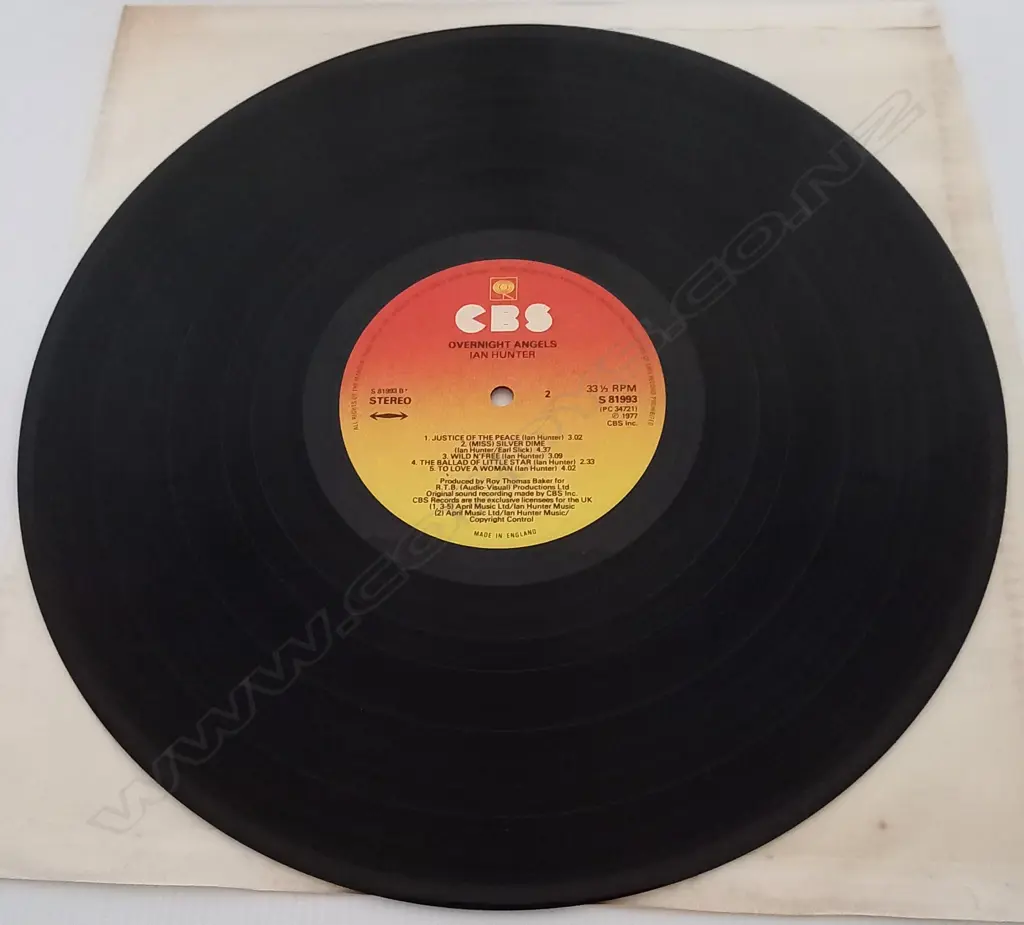 Ian Hunter, Overnight Angels Image 1++